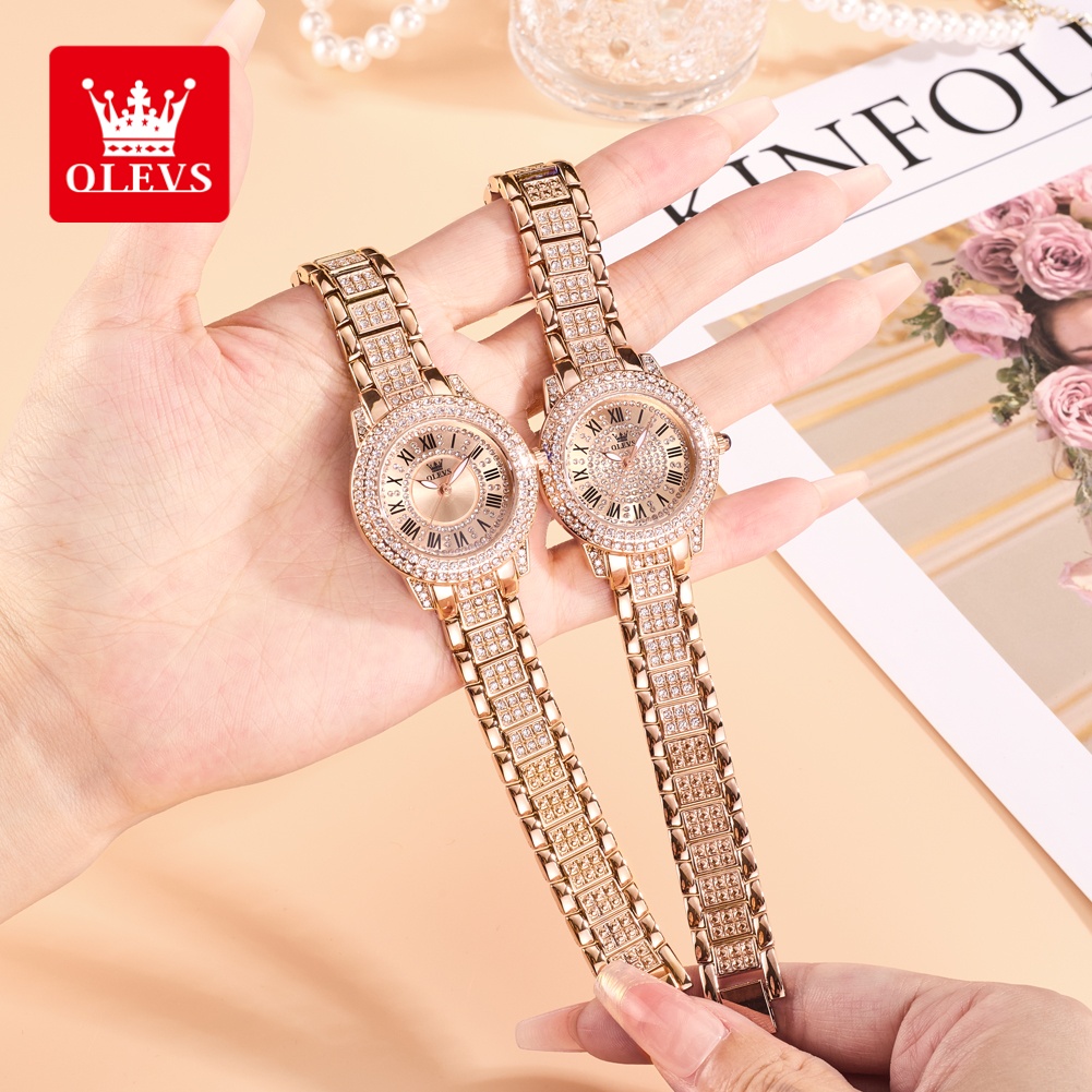 Luxury Watch & Jewellery Recensioni - Olevs luxo moda senhoras relógios mostrador