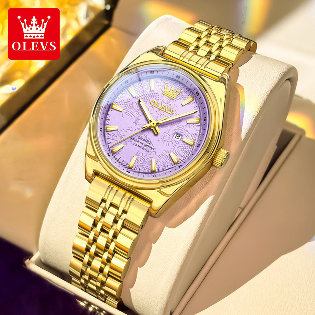 Luxury Watch Logos - Olevs marca de luxo relógio ouro