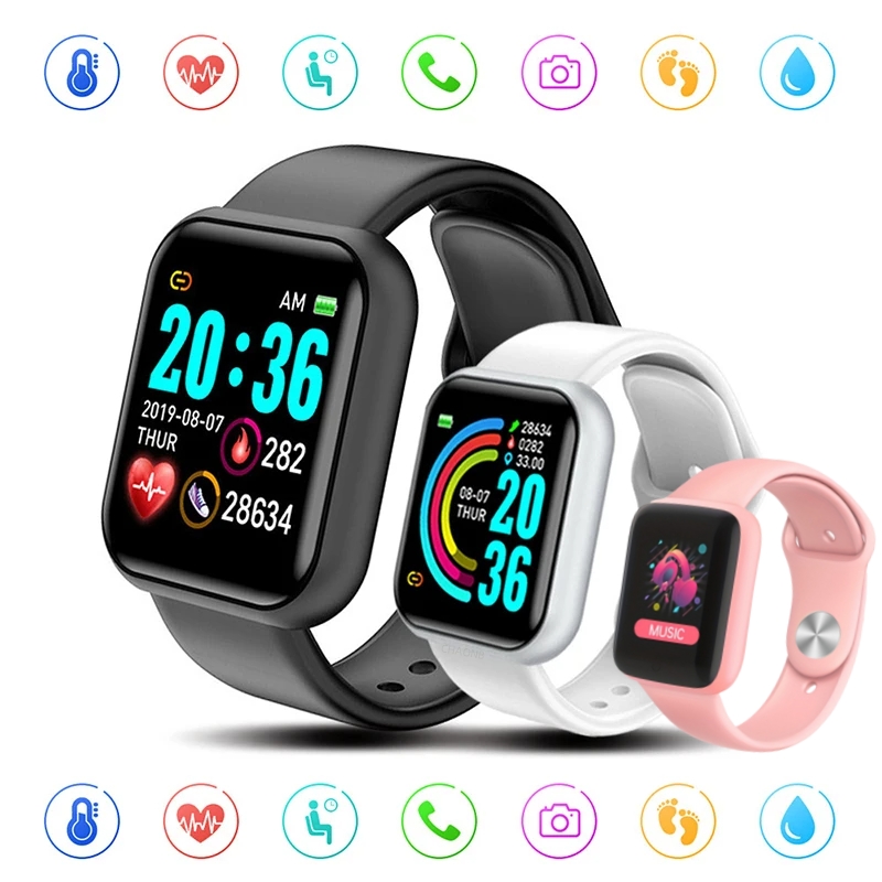 Open Heart Watch - Esporte bluetooth relógios inteligentes tela colorida