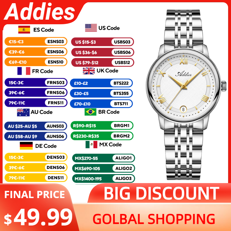 Luxury Watch & Jewellery Recensioni - Addies Novos Relógios Femininos de Luxo