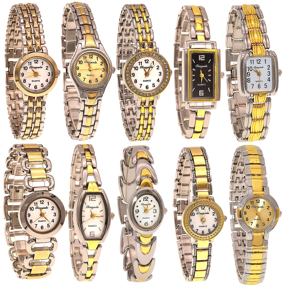 Luxury Watch Ladies - 10 peças/lote, Relógios Elegantes para Mulheres