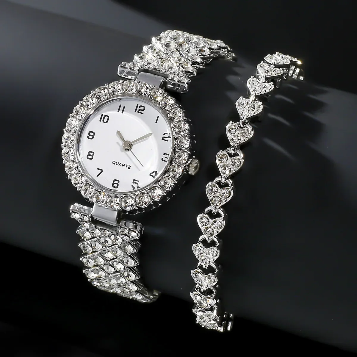 Luxury Watch Ladies - 1 pçs/2 pçs moda de luxo