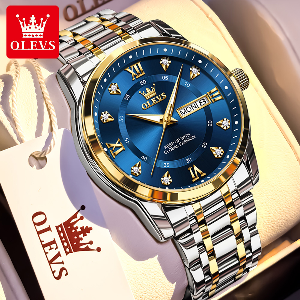 Luxury Watch Logos - Olevs marca moda relógios masculinos de