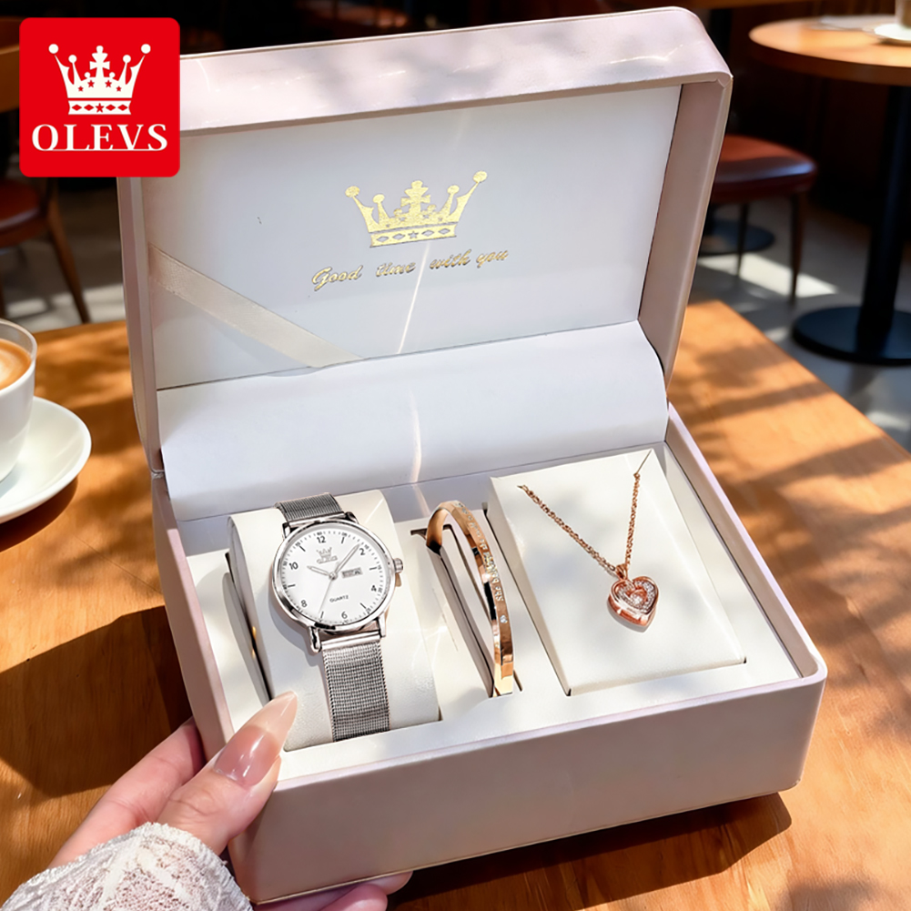 Luxury Watch Logos - Relógios OLEVS 2996 femininos originais, elegantes