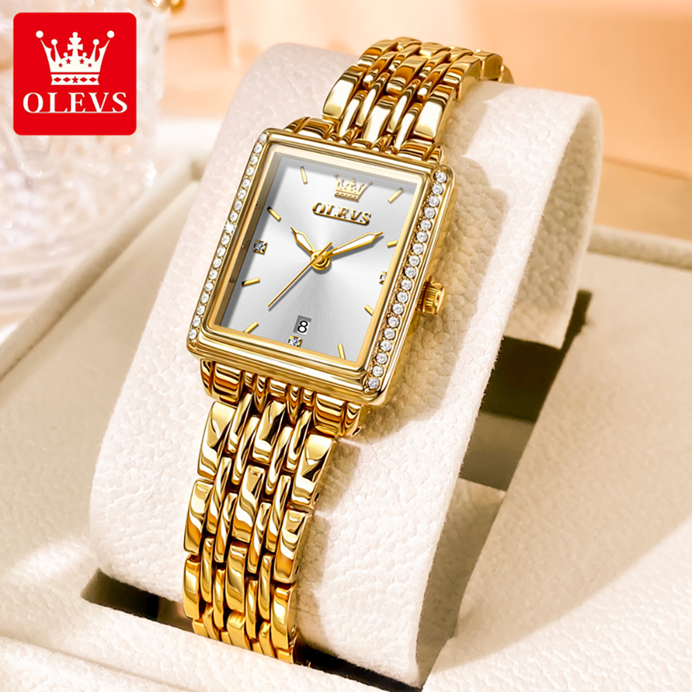 Luxury Watch Logos - Relógio OLEVS 9995 para Mulheres, Luxuoso,