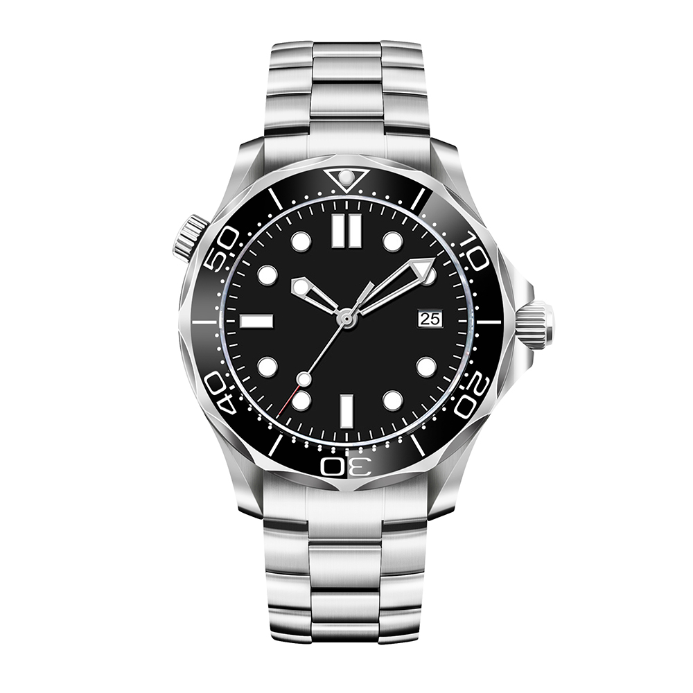 Luxury Watch Logos - Logotipo personalizado nh35 relógio 41mm safira