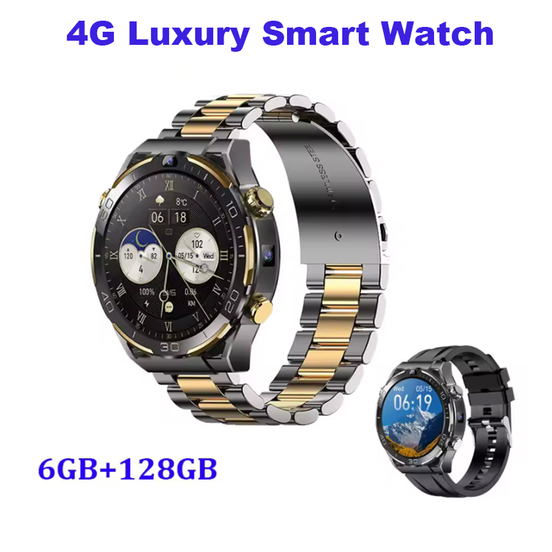 Luxury Watch Arabic - Novo 4g lte relógio inteligente masculino