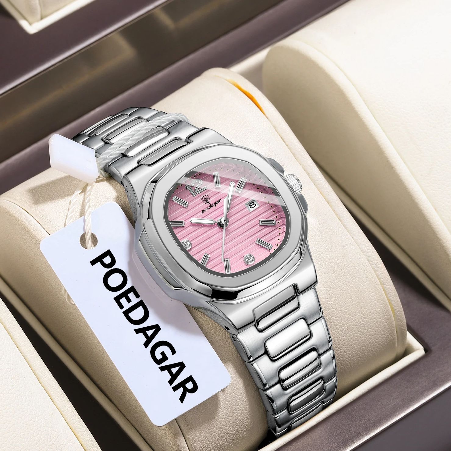Poedagar quadrado moda mulher  - Luxury Watch For Women avaliação e preço
