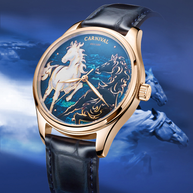 Relógio Mecânico de Moda Carni - Zodiac Luxury Watch avaliação e preço