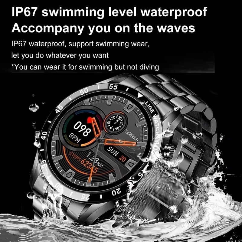 Lige nova chamada bluetooth re - Luxury Watch Arabic avaliação e preço