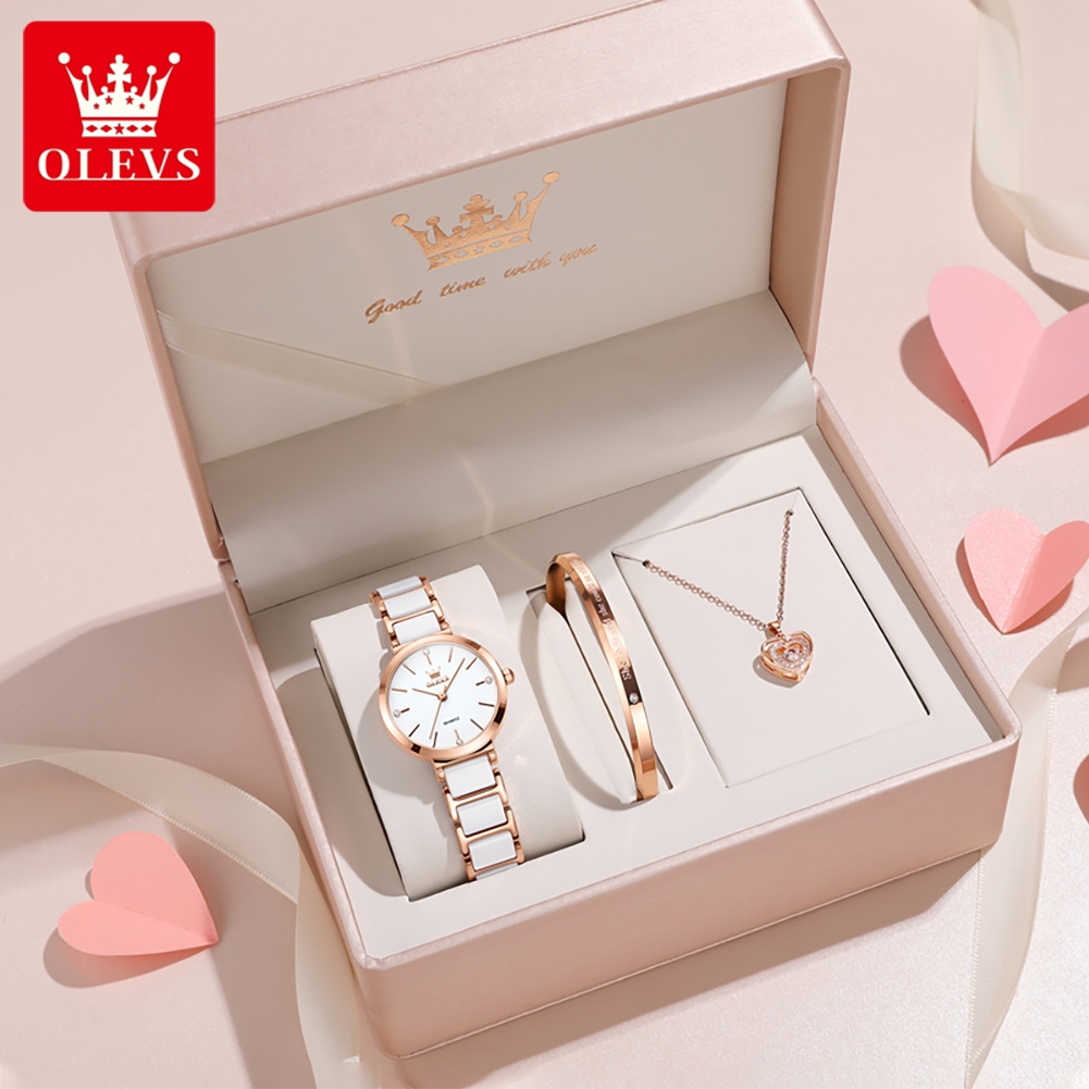 Olevs relógio feminino 5877 lu - Luxury Watch & Jewellery Recensioni avaliação e preço