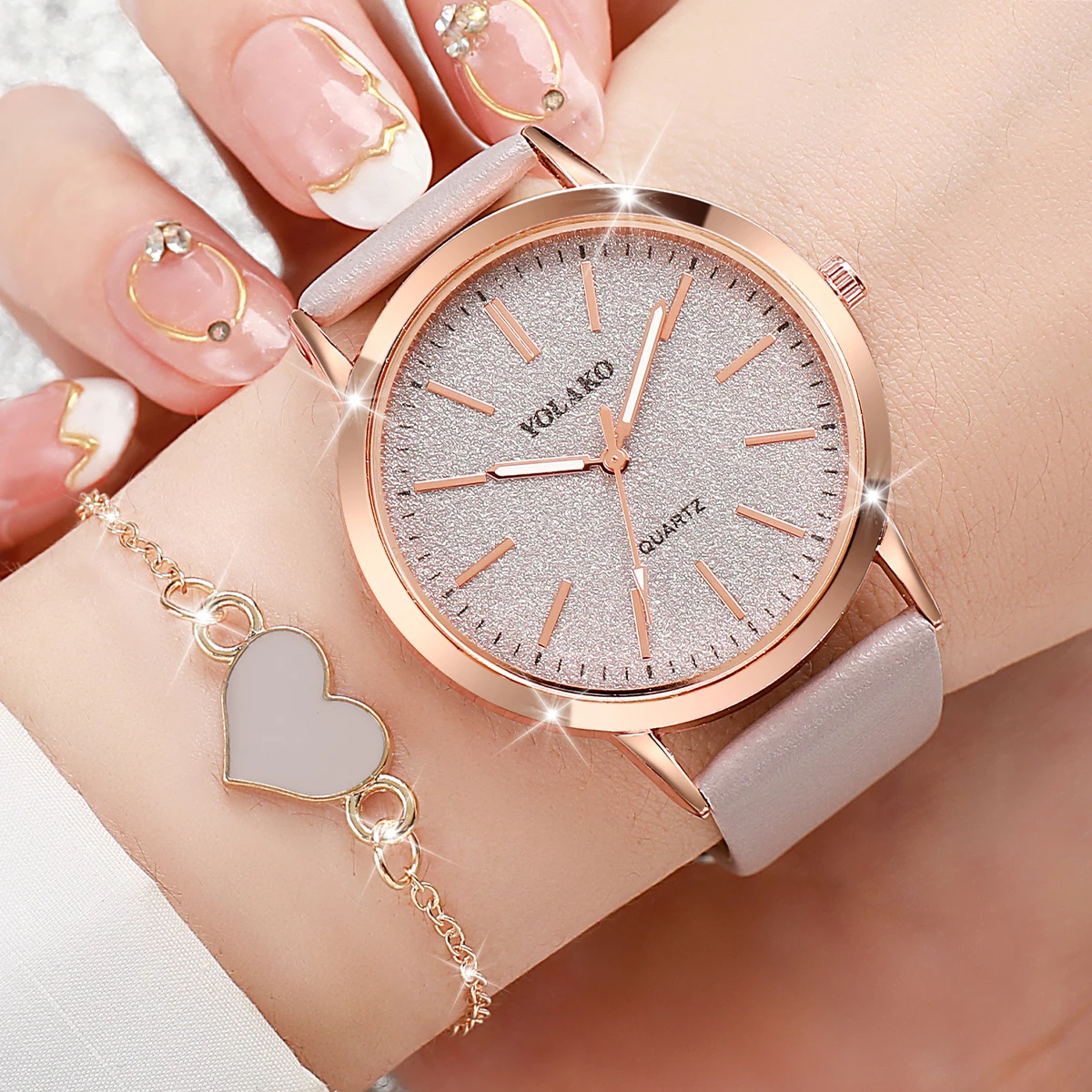 Conjunto de 2 Relógios Feminin - Open Heart Watch avaliação e preço