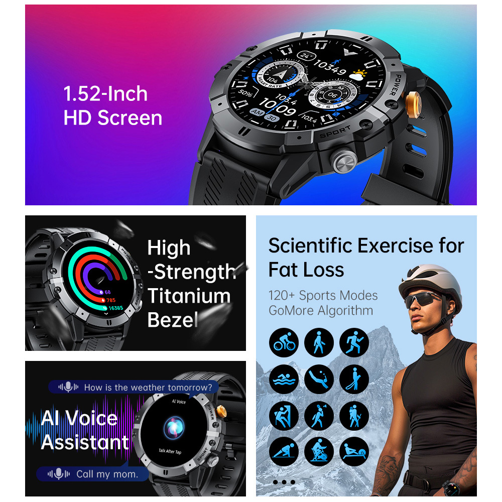 Relógio Inteligente Militar pa - Luxury Watch Arabic avaliação e preço