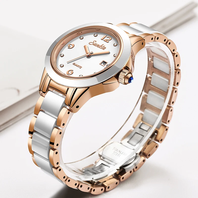 Sunkta moda casual quartzo mul - Luxury Watch For Women avaliação e preço
