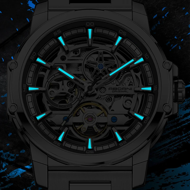 Aborni 9039 design exclusivo e - Open Heart Watch avaliação e preço