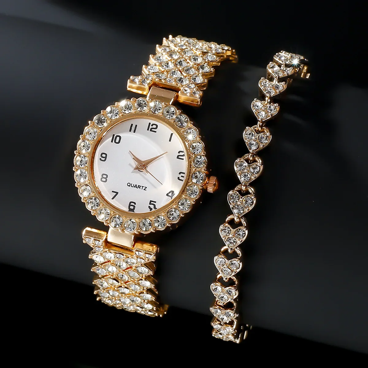 1 pçs/2 pçs moda de luxo conju - Luxury Watch Ladies avaliação e preço