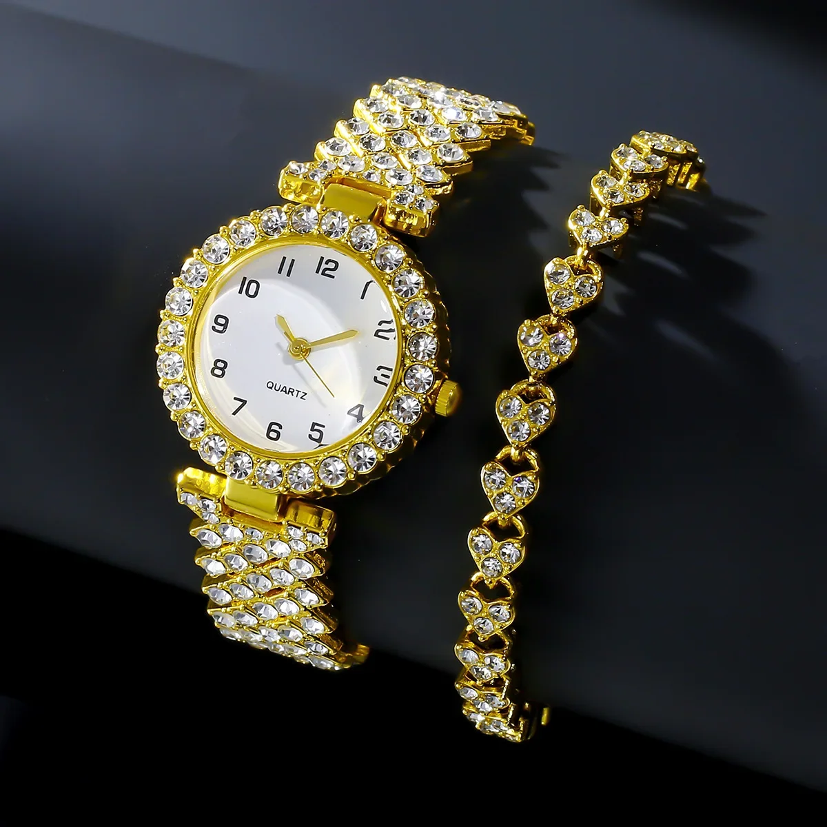 1 pçs/2 pçs moda de luxo conju - Luxury Watch Ladies avaliação e preço