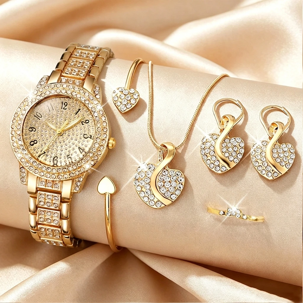 Conjunto de Joias de Luxo com  - Open Heart Watch avaliação e preço