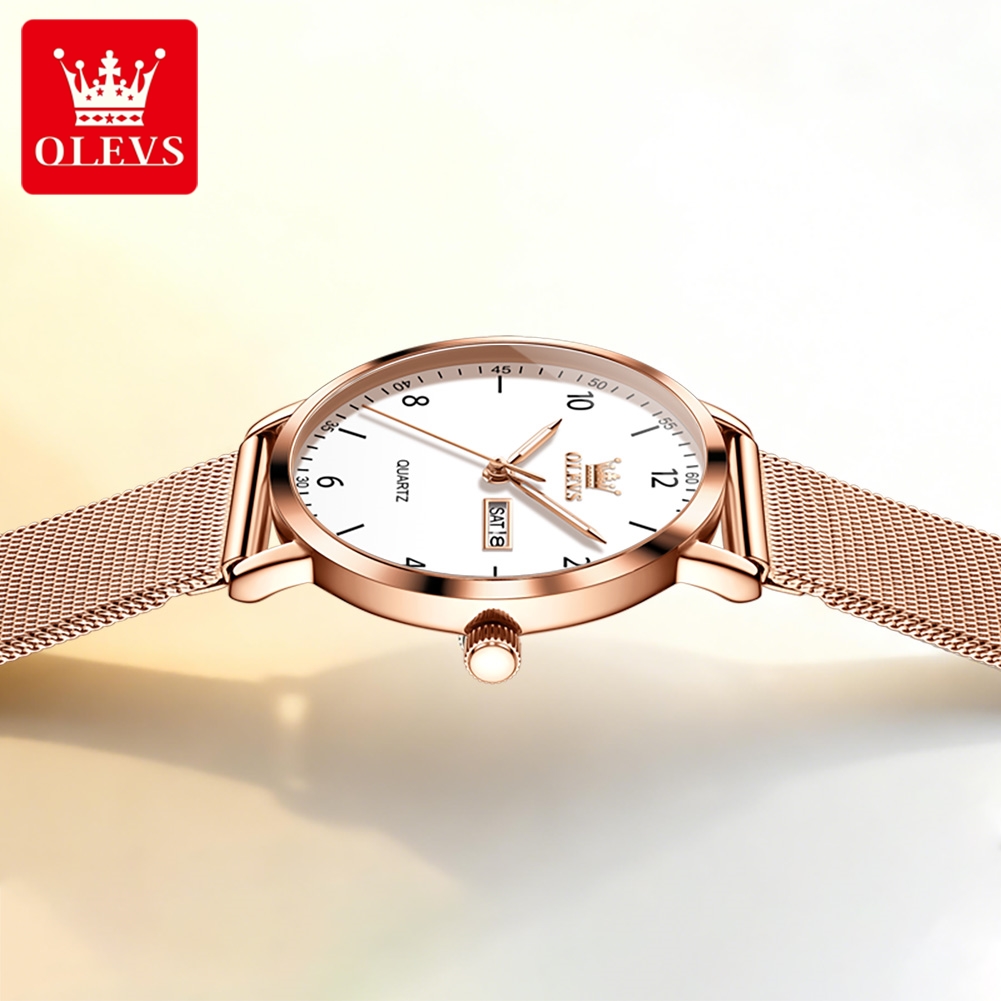 Relógios OLEVS 2996 femininos  - Luxury Watch Logos avaliação e preço
