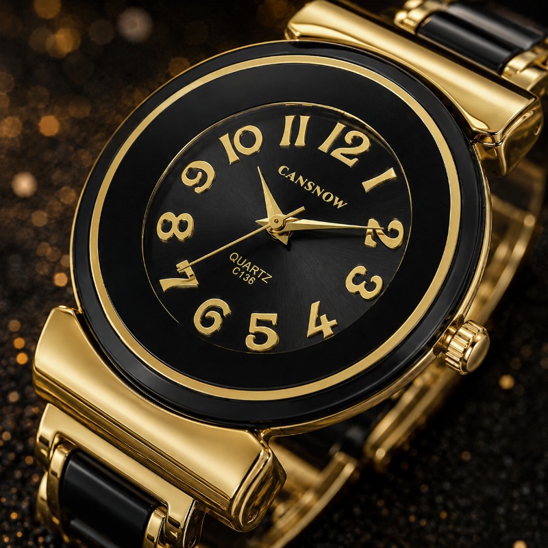Relógio feminino elegante, com - Luxury Watch Arabic avaliação e preço